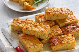 Zucchini & Bacon Slice