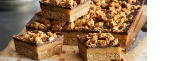 Anzac Caramel Slice