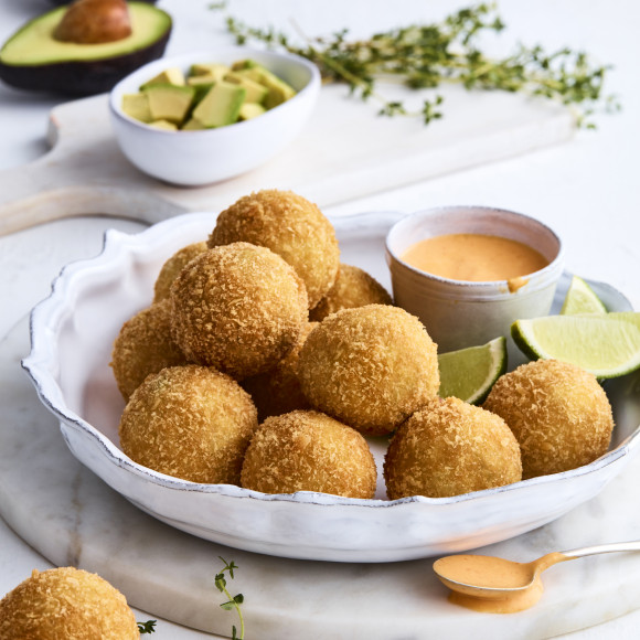 Avocado Bacon and Cheese balls