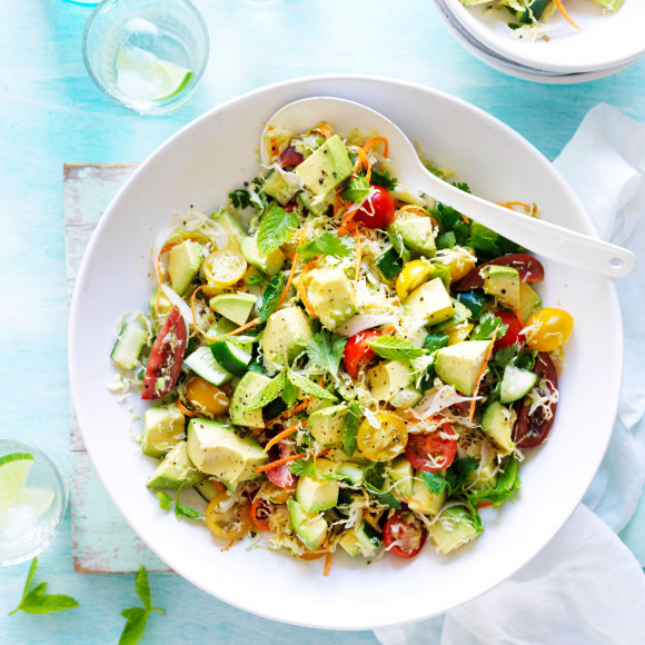 Cabbage Salad Recipe with Avocado