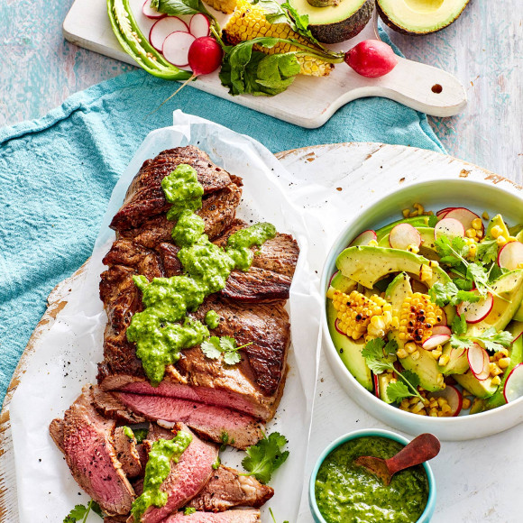 BBQ Lamb with Chimichurri Sauce recipe for the barbecue