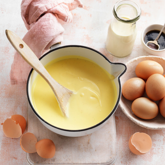 Basic custard recipe made from scratch