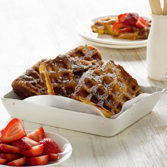 French Brioche with Marmalade Waffle