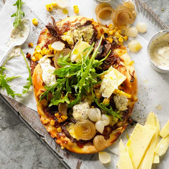 Beef Brisket Pizza recipe