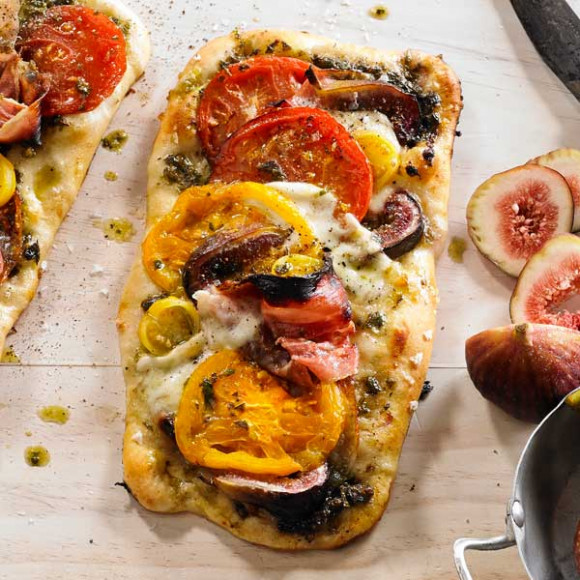 Tomato, Basil & Fig Pizza