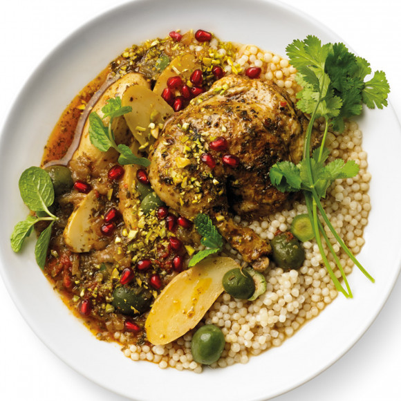 Chermoula Chicken and Green Olive Tagine