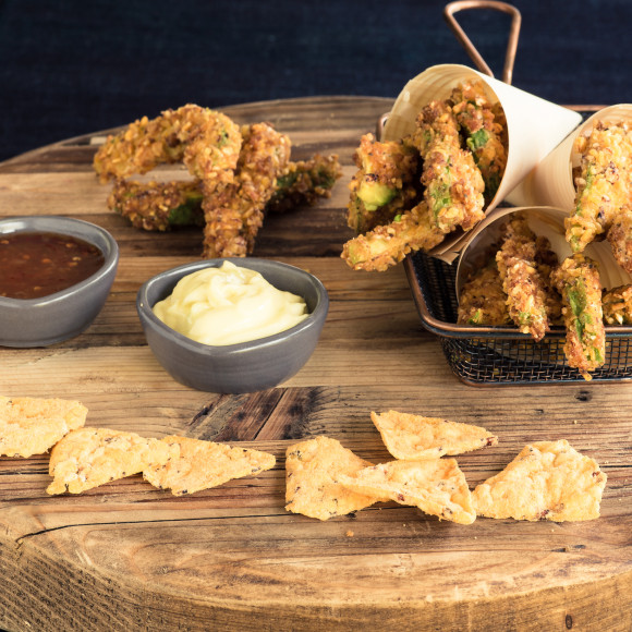 Avocado Fries and Dipping Sauce