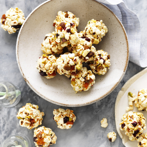 Fruit and Nut Popcorn Ball recipe
