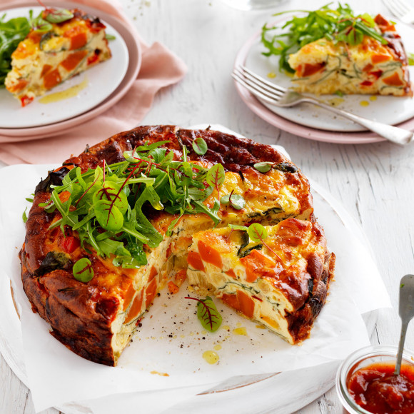 Easy cake tin frittata recipe