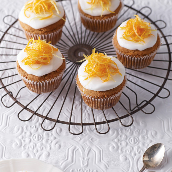 Gluten Free Ginger & Carrot Cupcakes