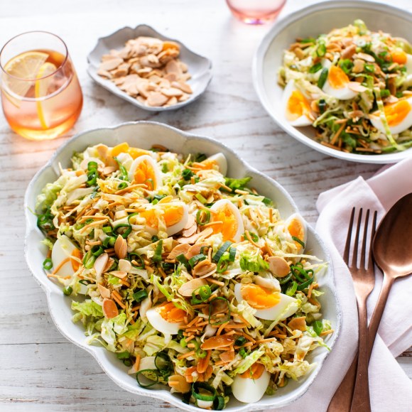 Changs-Inspired, Crispy Wombok Salad with Eggs