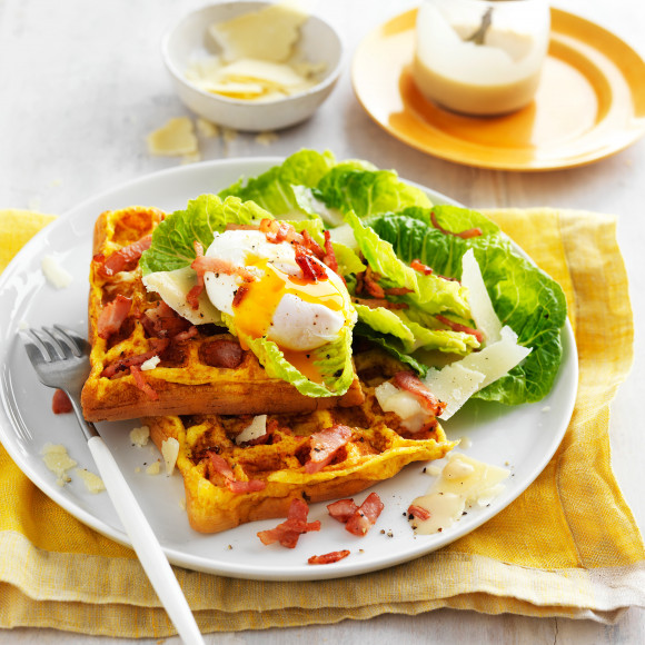 Omelette waffle recipe