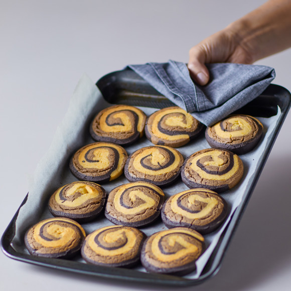 Easter Triple Choc Pinwheels