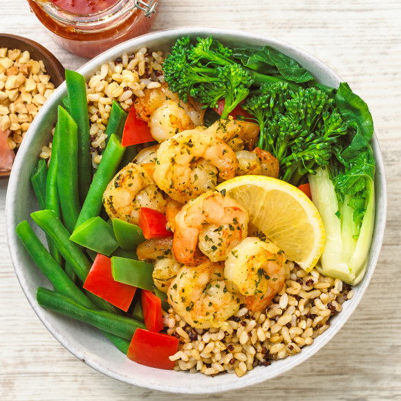 Prawn Buddha Bowl Recipe