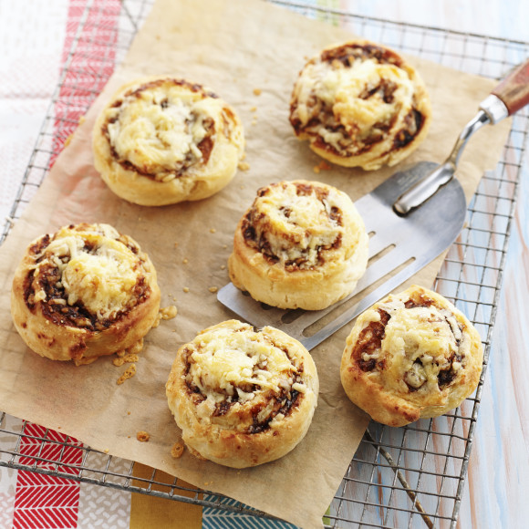 Cheese and Vegemite Scrolls