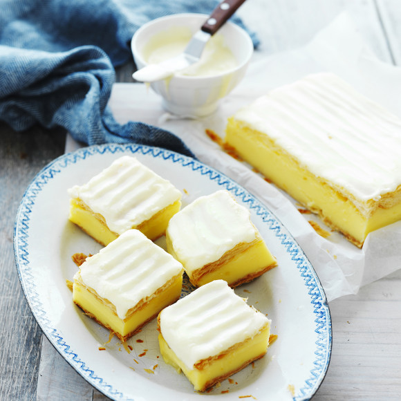 Iced Vanilla Custard Slice Recipe