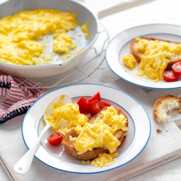 Cheesy Scrambled Eggs