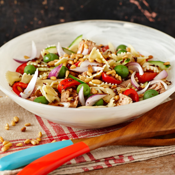 Mediterranean Tuna Pasta Salad