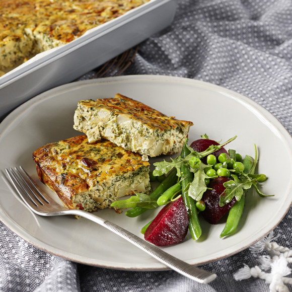 Potato, Chorizo and Spinach Tortilla