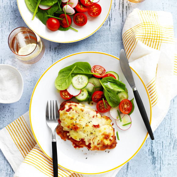 Chicken Parmigiana recipe with ham