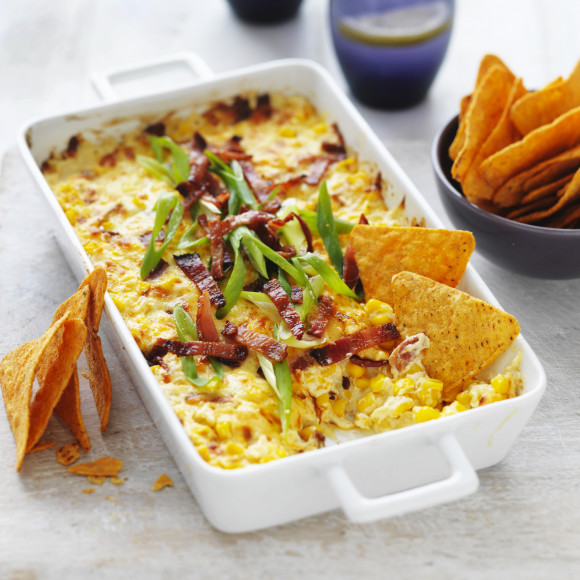 Hot Mexican Cheese Corn Dip 