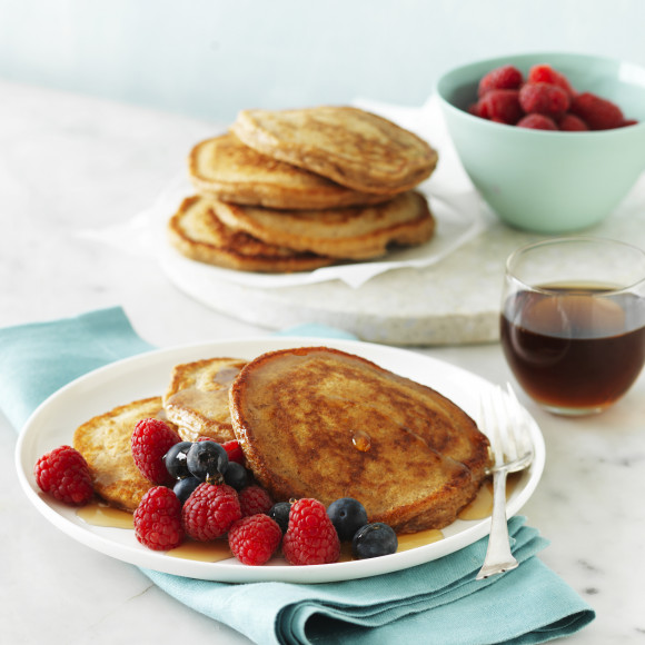 Weet Bix Pancakes with Berries and Yoghurt