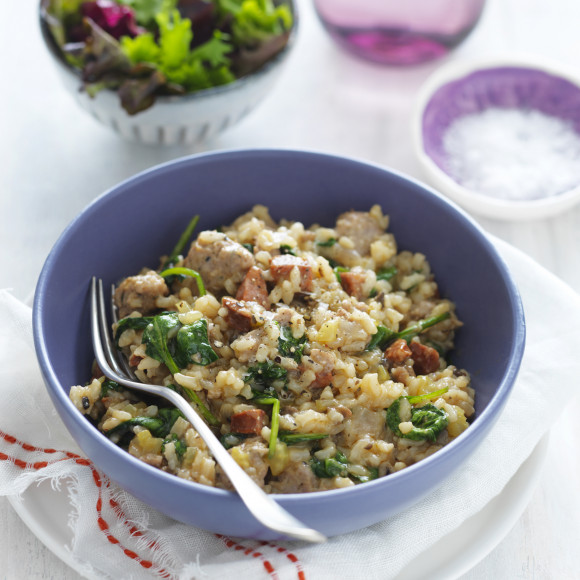 Sausage and Rice Bake