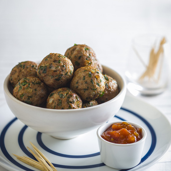 Healthy Herbed Turkey Balls Recipe
