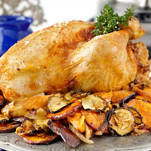 Roast Chicken with Stuffing