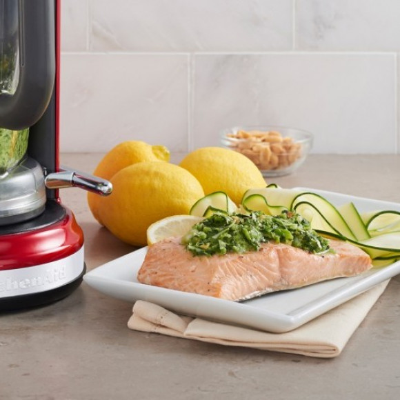 Baked Salmon with Thai Pesto