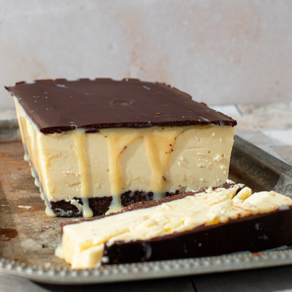 Chocolate Topped Caramel Slice