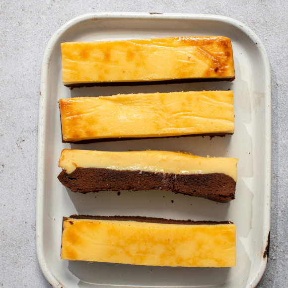 Crème Caramel Chocolate Slice 