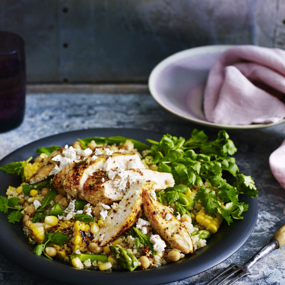 Moroccan Style Chicken Warm Salad Recipe