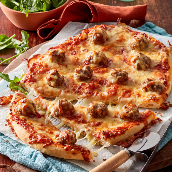 Best meatball pizza