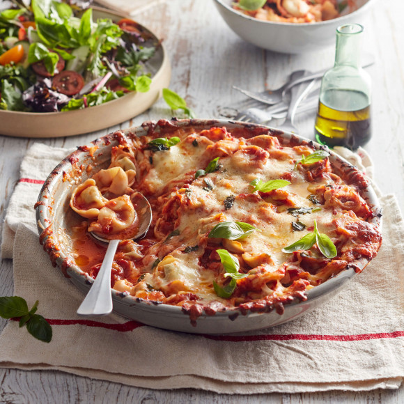 Baked Mozzarella Tortellini Pasta Recipe