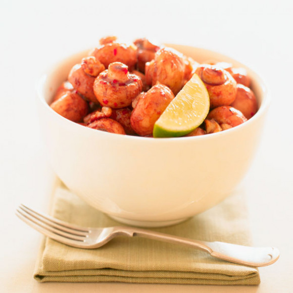 Balsamic Mushrooms with Lime