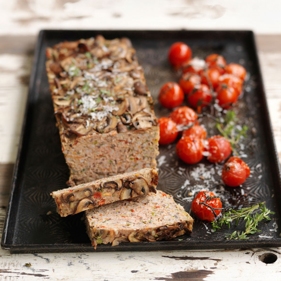 Beef and Mushroom Meatloaf recipe