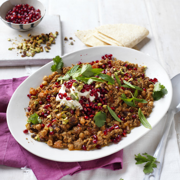 Moroccan Style Mushroom and Lamb