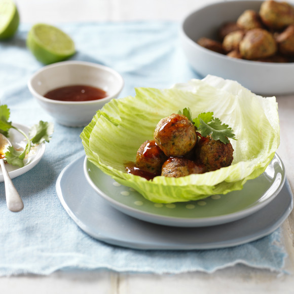 Thai Mushroom and Chicken Meatballs