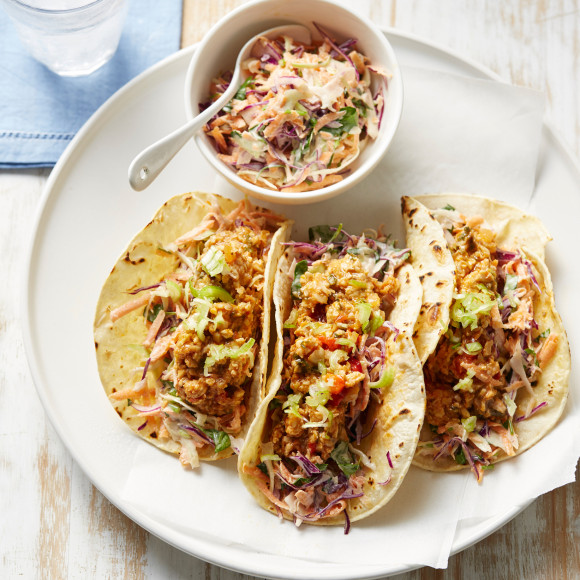 Chicken and Mushroom Tacos