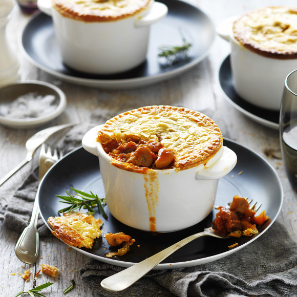 Mushroom and Lamb Shank Pie Recipe