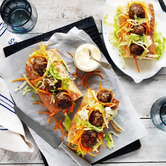 Mushroom Meatball Subs Recipe