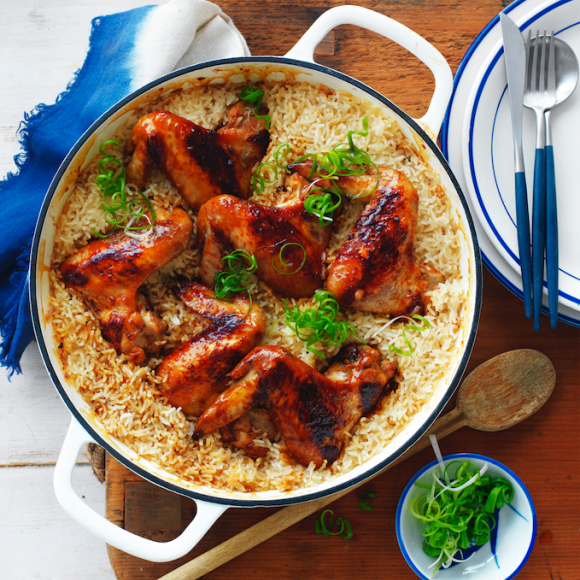 Teriyaki Chicken with Rice dinner recipe