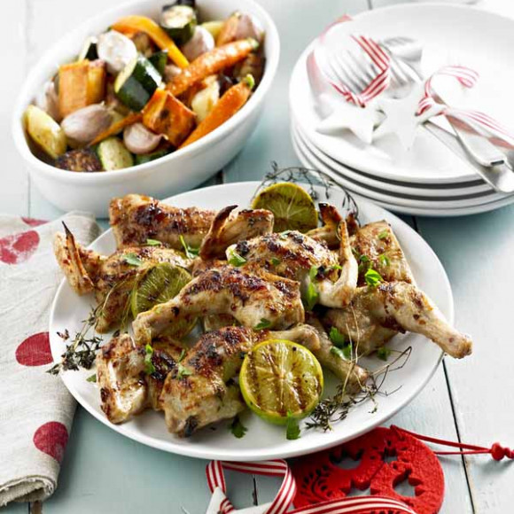 BBQ spatchcock Chicken recipe