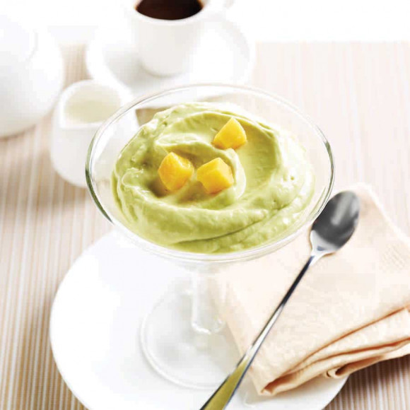 Creamy Avocado and Mango Mousse