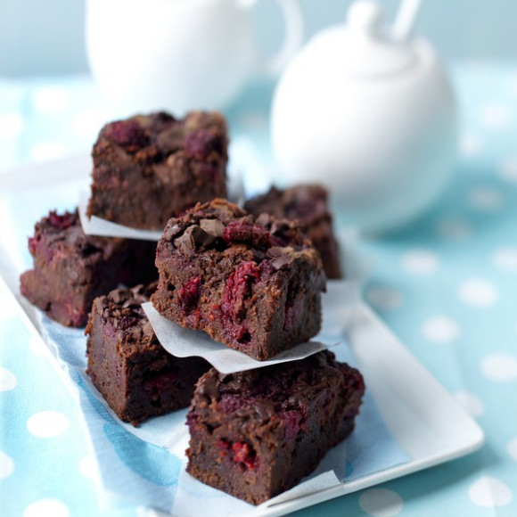 Indulgent Raspberry Chocolate Brownies