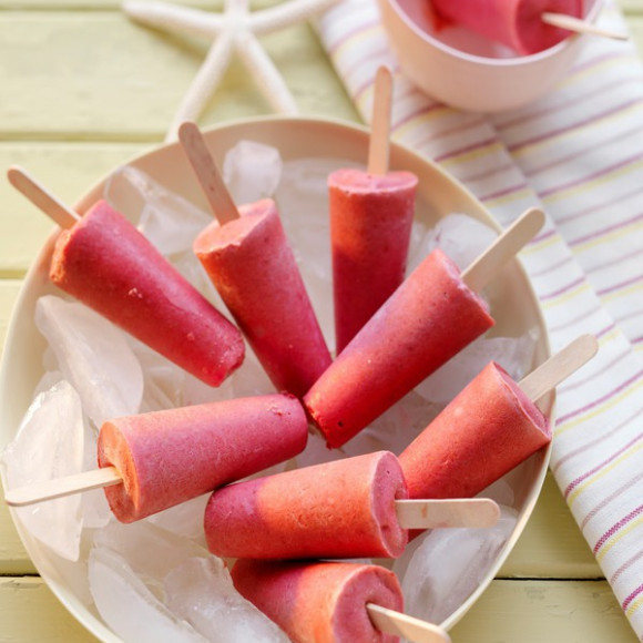 Raspberry & Yoghurt Pops