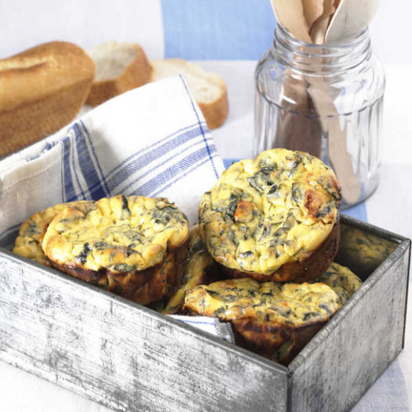 Individual Silverbeet Frittatas