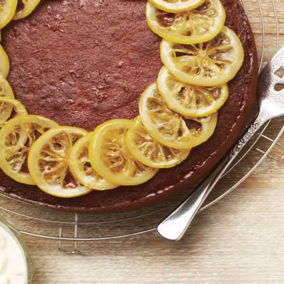 Syrupy Lemon Yoghurt Semolina Cake