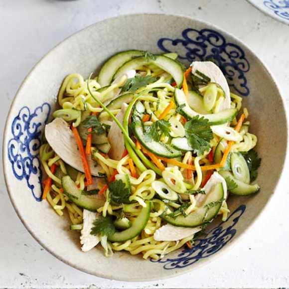 Chicken & Noodle Salad with Lime & Soy Dressing